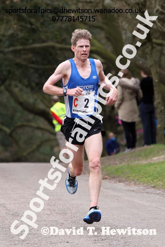 Darren Deed (Bedford and County) 3rd leg of the National 12 Stage Relay, National 12 and 6 Stage Relays, Sutton Park, Birmingham. Photo: David T. Hewitson/Sports for All Pics